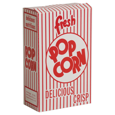 Winco 41557CS 0.95 Oz Benchmark Closed Top Popcorn Box with 500 Cases