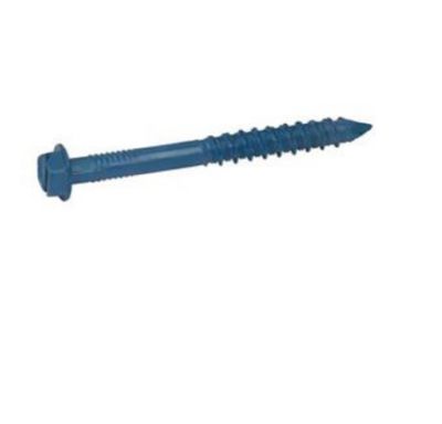 evco Concrete Anchor Diamond point Hex 1/4x1-1/4" Steel 1/4X1-1/4HC100