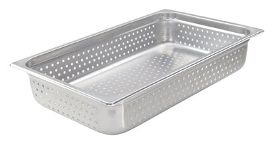 Winco SPJH-104PF 20 Inch Perforated Steam Table Pan Stainless Steel Heavyweight