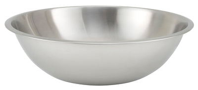 Winco MXHV-1300 13 Quart Mixing Bowl Heavy Duty Stainless Steel Round