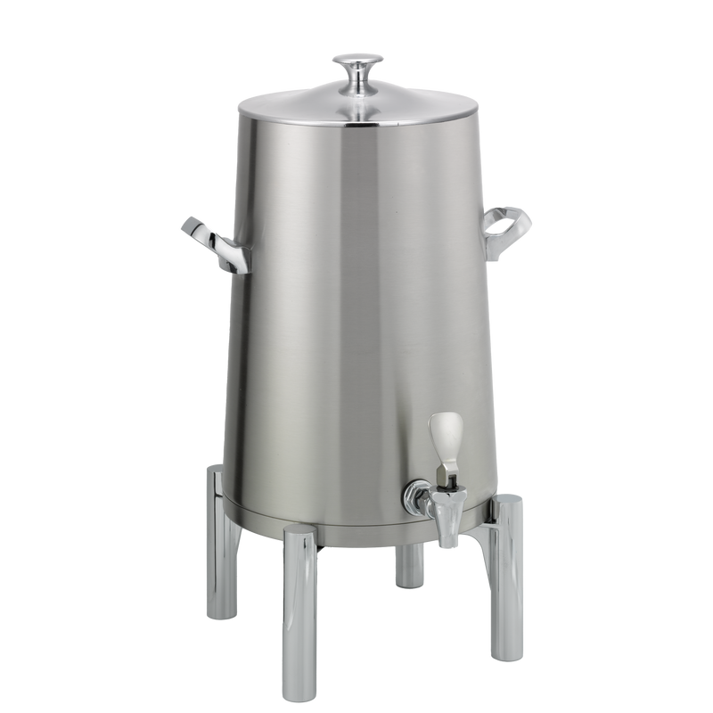 Flame Free™ Thermo-Urn™ 5-Gallon Vacuum Insulated Urn with Round Legs and Classic Lid in Brushed Stainless