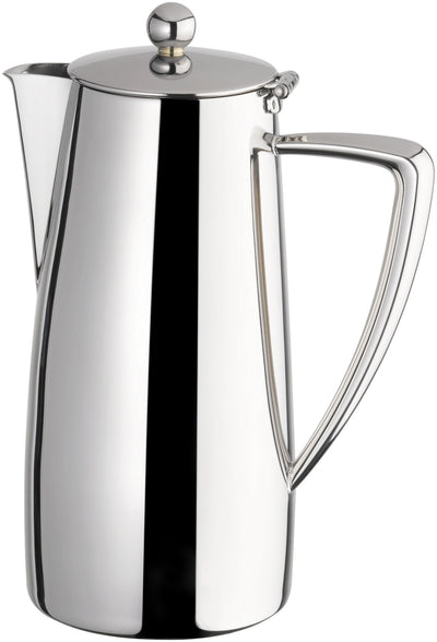 Winco Z-MC-CP64 64 Oz Coffee Server with Hinged Lid Stainless Steel Mirror Finish