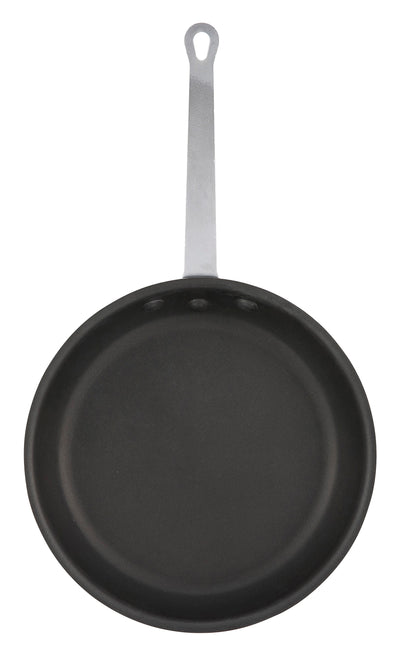 Winco AFP-8NS 8 Inch Aluminum Fry Pan - Majestic Quantum 2 Non-Stick PFOA-Free Riveted Handle