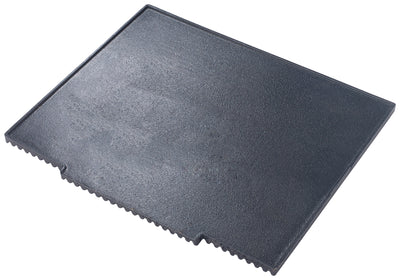 Winco EPSG-RF1C 14 Inch Set-On Griddle Cast Iron Convertible Ribbed to Flat