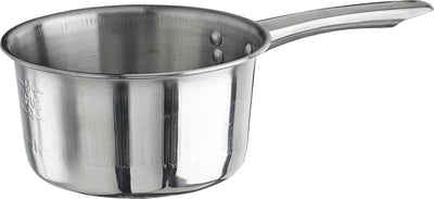 Winco SAP-2 2 Qt Sauce Pan Riveted Handle Stainless Steel Mirror Finish