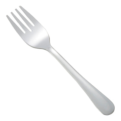 12 pack Winco 0012-06 Windsor Salad Fork, 18/0 Heavyweight