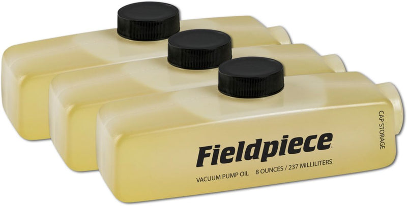 Fieldpiece OIL8X3, Vacuum pump oil, 3-pk 8 oz bottles