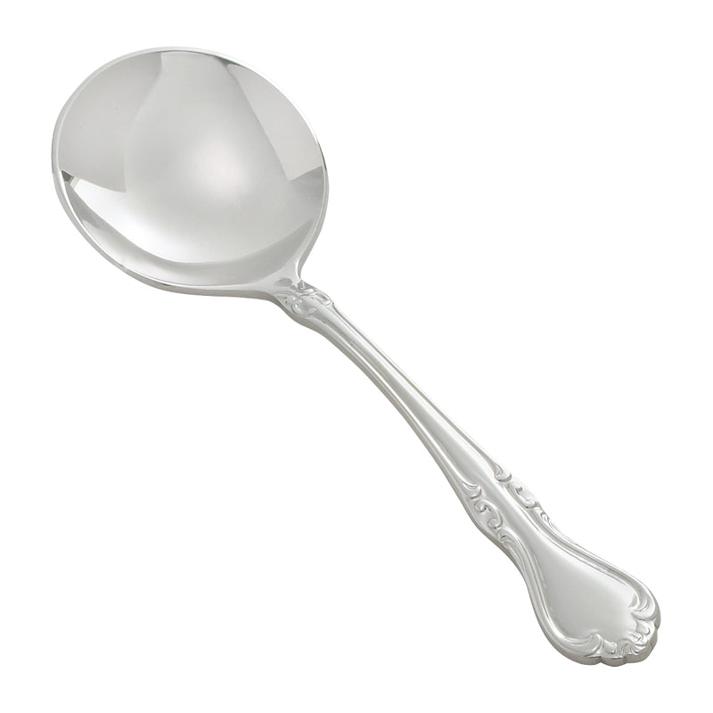 12 pack Winco 0039-04 Chantelle Bouillon Spoon, 18/8 Extra Heavyweight