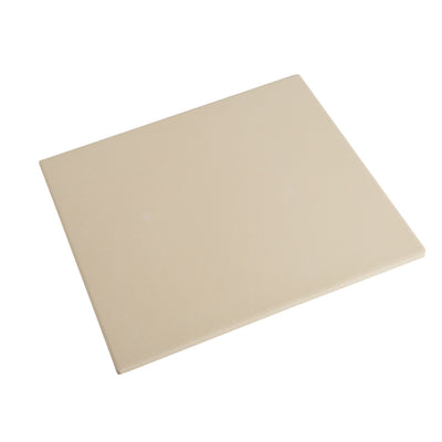 Winco KCH-09011 14 Inch Pizza Stone Rectangular Beige Cordierite Old Stone