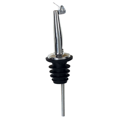 Winco PPM-4C Liquor Pourer Medium Fast Flow Stainless Steel Breather Tube