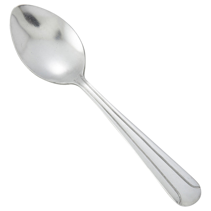 12 pack Winco 0001-09 Dominion Demitasse Spoon, 18/0 Medium Weight