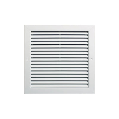 Grille Tech RA2016, 20x16 Return Air Grille, White Aluminum Wall & Ceiling Vent Cover