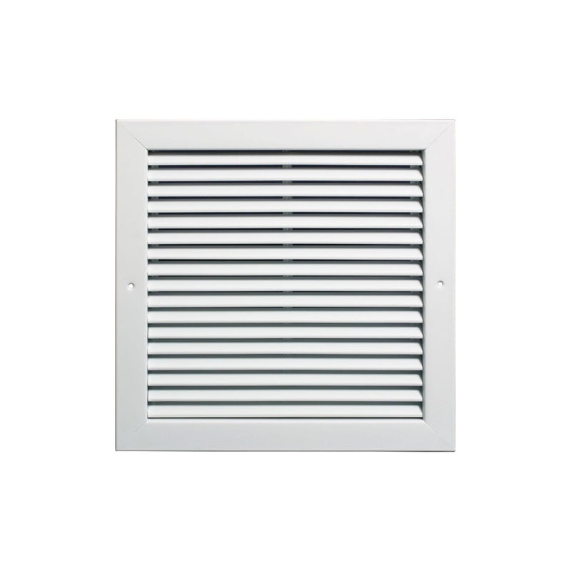 Grille Tech RA2016, 20x16 Return Air Grille, White Aluminum Wall & Ceiling Vent Cover