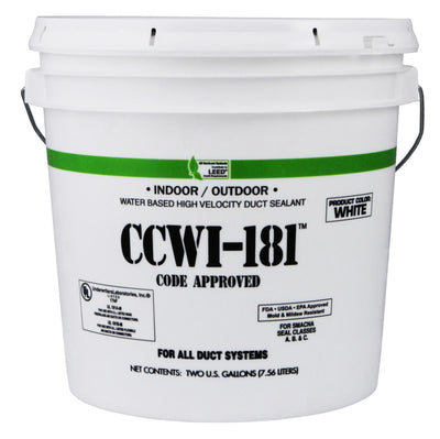 Hardcast/Carlisle 304143, CCWI-181 Water Based Duct Sealant White, 2 Gallon
