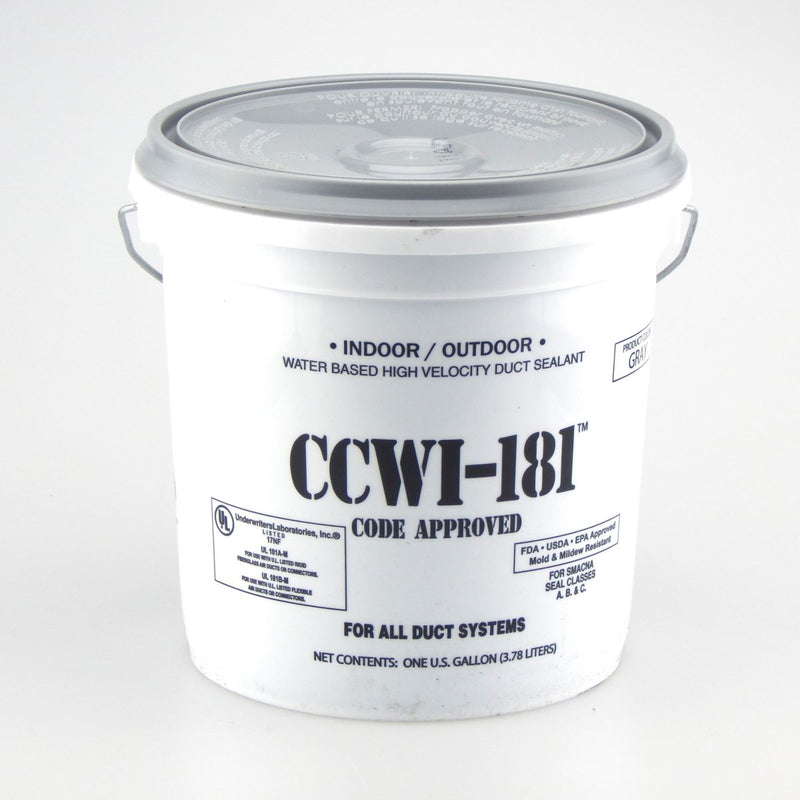 Hardcast/Carlisle 304147, CCWI-181 Water Based Duct Sealant Grey, 2 Gallon