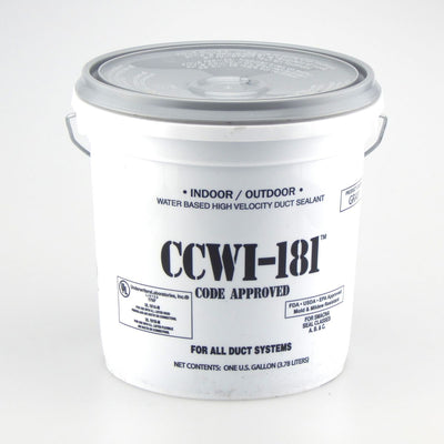 Hardcast/Carlisle 304148, CCWI-181 Water Based Duct Sealant Grey, 1 Gallon