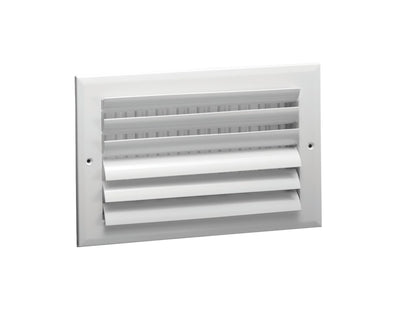 Hart & Cooley 026795, 14x6 2-Way Air Register, White Aluminum Sidewall & Ceiling Air Vent, A612MS Series