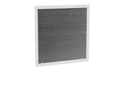 Hart & Cooley 066014, 12x12 Return Air Grille, White Aluminum Wall & Ceiling Vent Cover