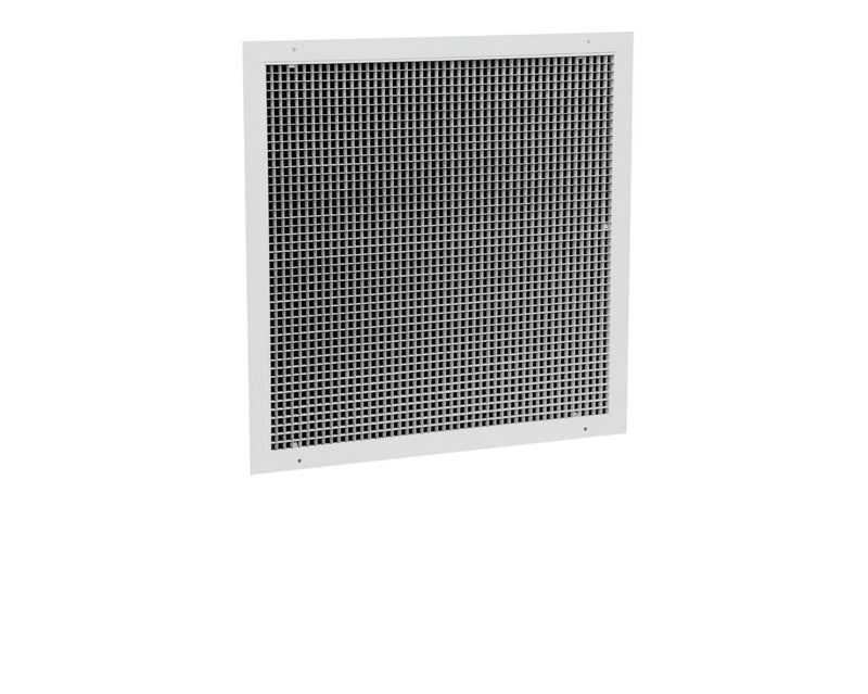 Hart & Cooley 066014, 12x12 Return Air Grille, White Aluminum Wall & Ceiling Vent Cover