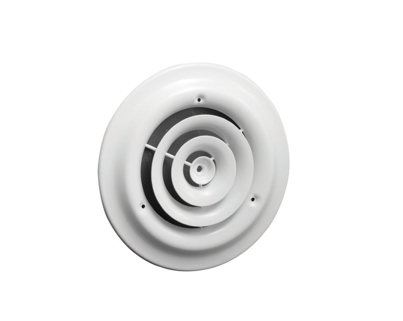 Hart & Cooley 012903, 12 Ceiling Diffuser, White Steel Ceiling Air Vent