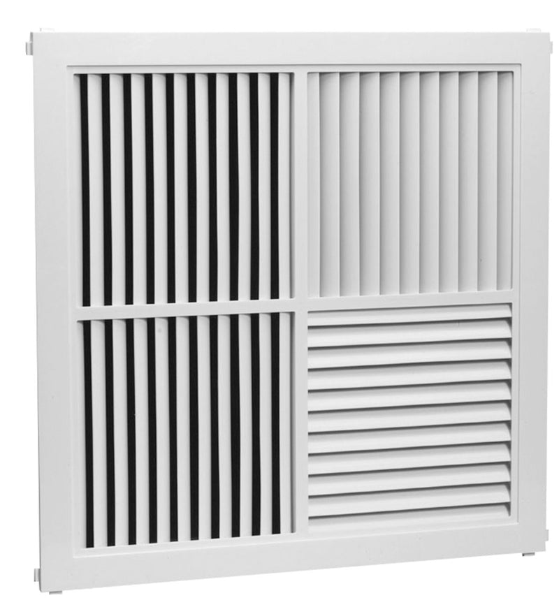 Hart & Cooley 550835, 24x24 Ceiling Diffuser, White Engineered Ceiling Air Vent