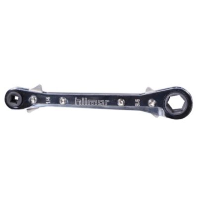 hilmor® Wrench 1/2" Service Wrench Handle 1/2-9/16-3/16-1/4 square Jaw 1839045