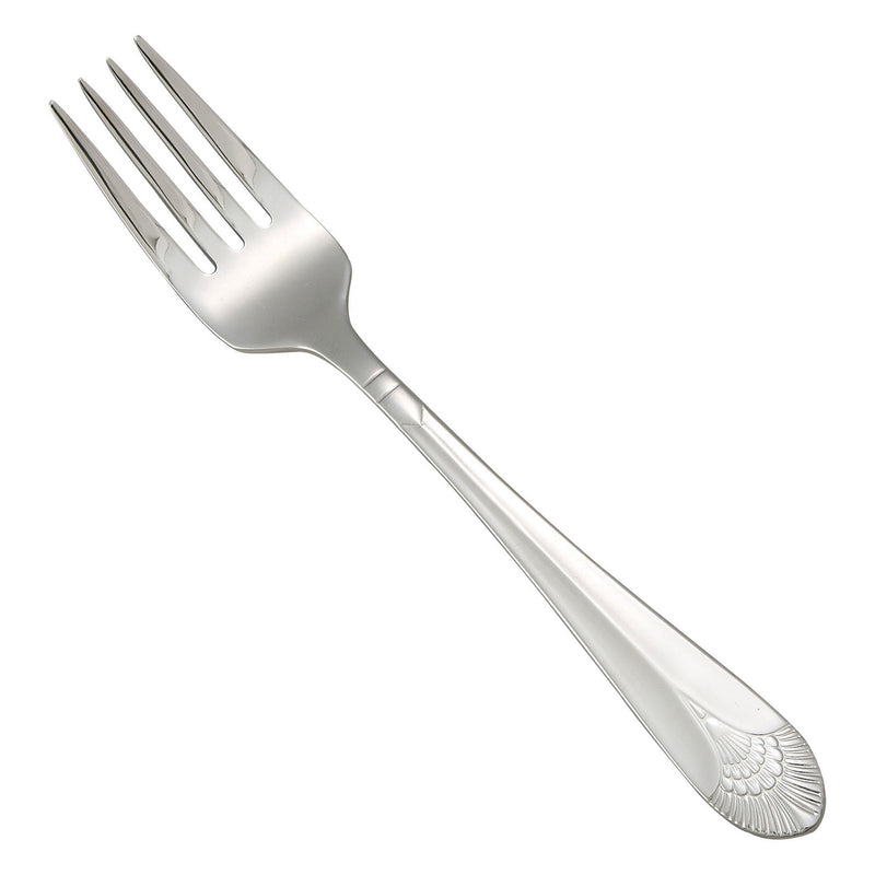 12 pack Winco 0031-06 Peacock Salad Fork, 18/8 Extra Heavyweight