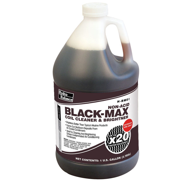 Hydro-Balance H-BM01, BLACK-MAX Coil Cleaner and Brightener, 1 Gallon