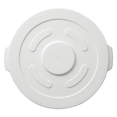 Winco PTCL-20W 21 Inch Lid White Plastic for PTC-20W Trash Receptacle