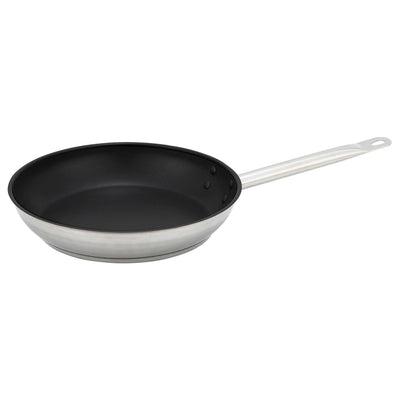 Winco SSFP-9NS 9-1/2 Inch Fry Pan Induction Ready Stainless Steel Non-Stick