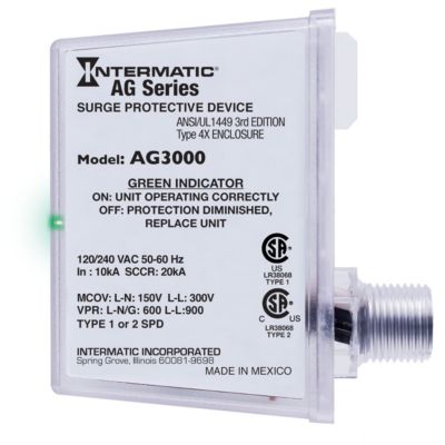 Intermatic Surge Protector 120/240 VAC Single Phase AG3000