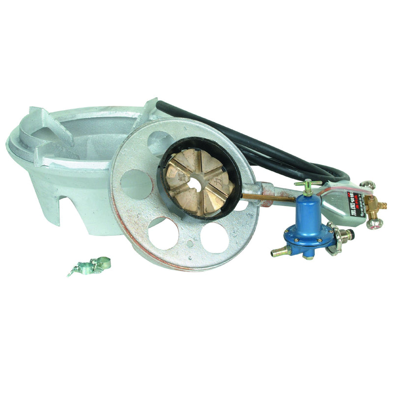 Thunder Group IRFS003 21-1/2 Inch Adjustable Burner Gas Hotplate 91,200 BTU with Hose and Copper Nozzle