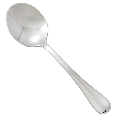 12 pack Winco 0034-04 Stanford Bouillon Spoon, 18/8 Extra Heavyweight