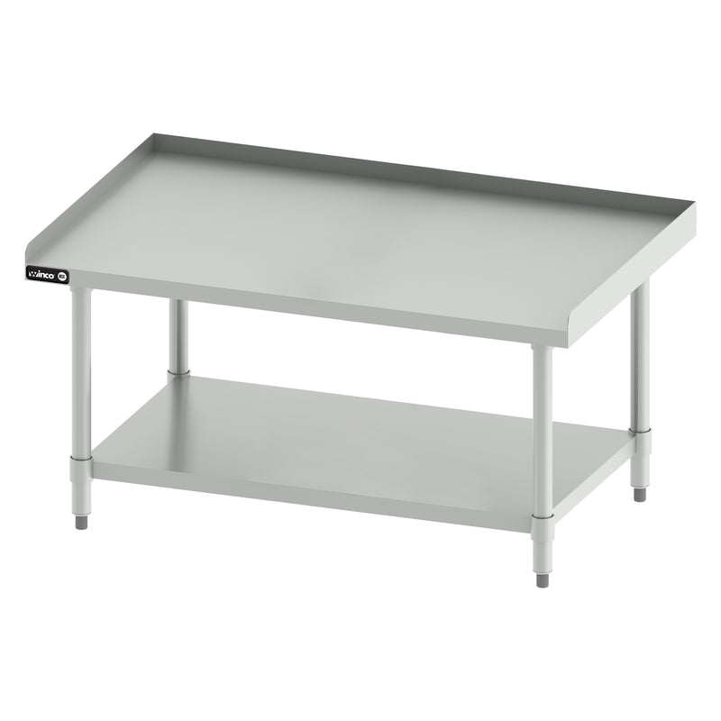 Winco ES-4830 48 Inch Stainless Steel Equipment Stand with Galvanized Base