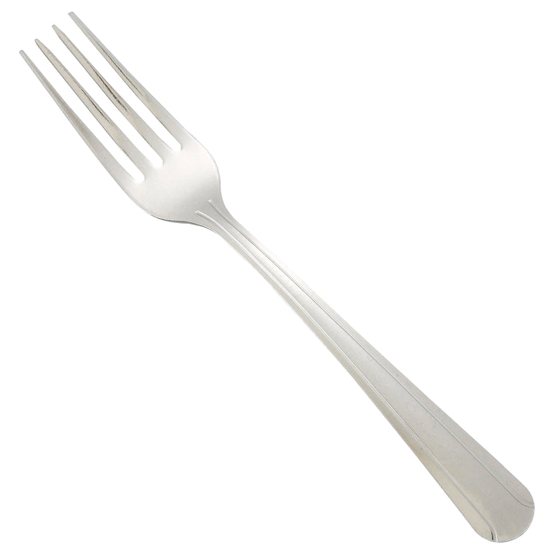 12 pack Winco 0001-05 Dominion Dinner Fork, 18/0 Medium Weight