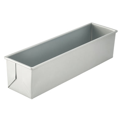 Winco HPP-20 16 Inch Pullman Pan 2 Lb Capacity Glazed Aluminized Steel