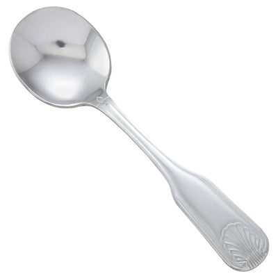 12 pack Winco 0006-04 Toulouse Bouillon Spoon, 18/0 Extra Heavyweight