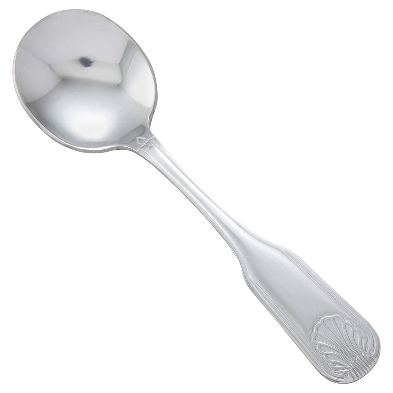 12 pack Winco 0006-04 Toulouse Bouillon Spoon, 18/0 Extra Heavyweight