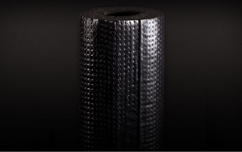 K-Flex 6RSR048038, 3/8 in ID Pipe Insulation x 1/2 in Wall, Black Closed-Cell Foam Tube, R3.6, Titan