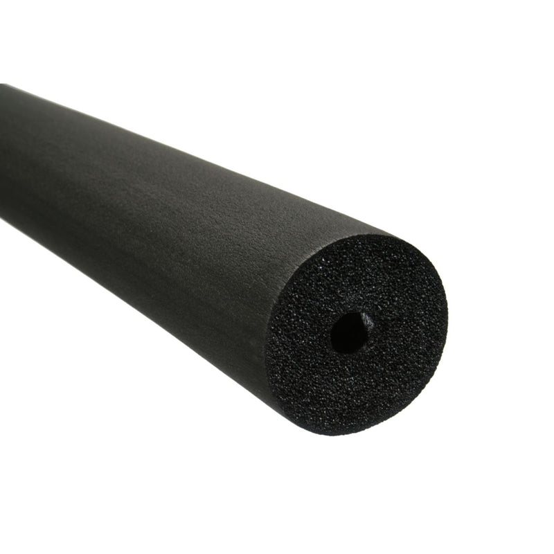 K-Flex 6RX038068, 3/4 in ID Pipe Insulation x 3/8 in Wall x 6 ft, Black Closed-Cell Foam Tube, Not Insulated, Insul-Tube 180