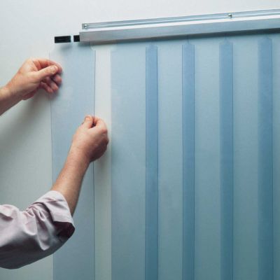 Kason Strip Curtain Kit Easimount Freezer Rated Flush Wall 402LA6063884