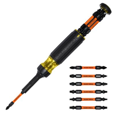 Klein Tools® Screwdriver 13-in-1 Ratcheting 1/4" Drive 32313HD