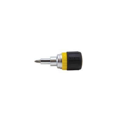 Klein Tools® Screwdriver 6-in-1 Stubby Ratcheting 32593