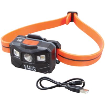Klein Tools® Headlamp Rechargeable 100-400 Lumens LED 56064