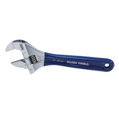 Klein Tools® Wrench Adjustable 1.5" (3.8 cm) Jaw Metric Reversible D86936