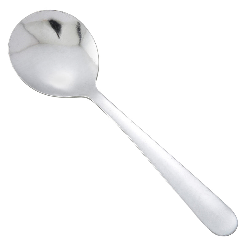 12 pack Winco 0002-04 Windsor Bouillon Spoon, 18/0 Medium Weight