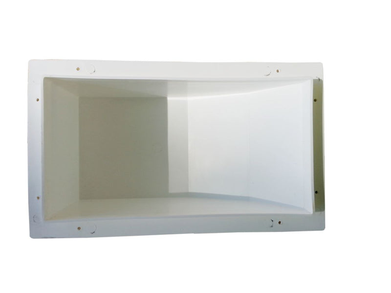 Lineset Box LSB10-W, Lineset Rough in Box -, Line Set Cover Fitting, White