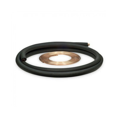 Linesets Inc 61220500T188L, 3/8 in x 3/4 in x 50 ft AC Line Set, Insulated Copper Lines, 1/2 in Insulation on Both Lines, Sweat Connections