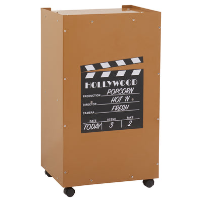 Winco 30080 19 Inch Brown Benchmark Pedestal for Premiere Popcorn Machines