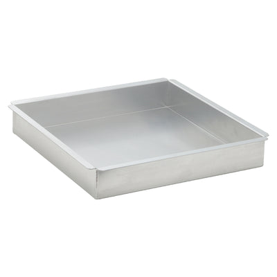 Winco ACP-1212 12 Inch Square Cake Pan 16 Gauge Aluminum with Straight Sides